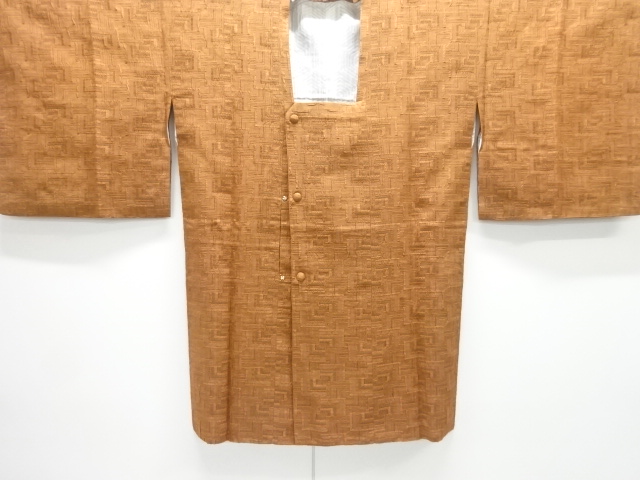 JAPANESE KIMONO / MICHIYUKI COAT / GEOMETRIC PATTERN